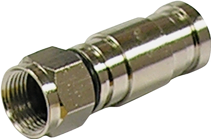 Gardner Bender F Series GDC-6CM Compression Connector, Nickel-Plated, Silver