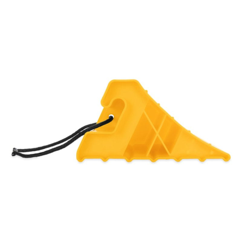 Camco USA 44475 Super Wheel Chock with Rope, Plastic, Yellow