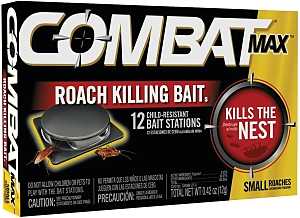 Combat 1748410/ 51910 Roach Bait, Characteristic, Brown, Pack of 12