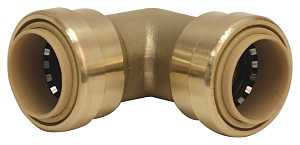 ProBite 631-003HC/LF813R Tube Elbow, 1/2 in, 90 deg Angle, Brass, 200 psi Pressure