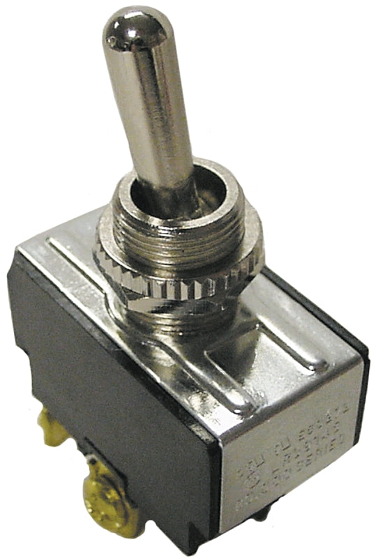 Gardner Bender GSW-10 Series Toggle Switch, 1-Poles, 125/250 V, SPST, Screw Terminal