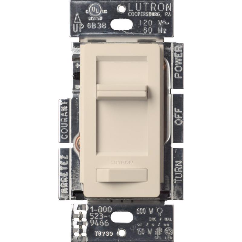 Lutron Lumea Almond 150W for CFL and LED / 600W for incandescent and halogen W 3-Way Dimmer Switch 1