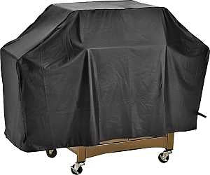 Omaha SPC04-123L Grill Cover, 18 in W, 34 in H, Vinyl, Black