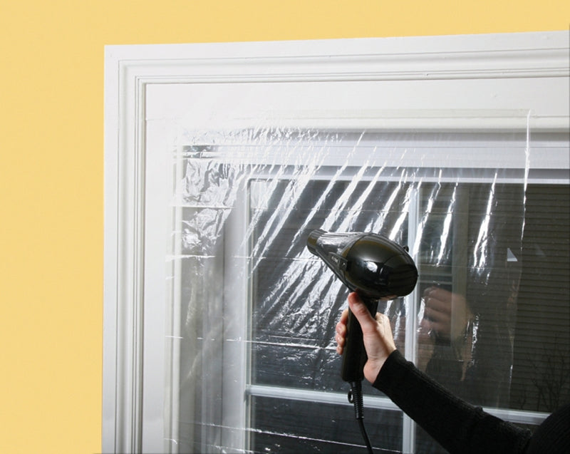 Frost King V75H Indoor Shrink Window Kit, 62 in W, 0.75 mil Thick, 210 in L, Plastic, Crystal Clear, 1/PK