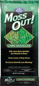 Moss Out! 100099164 Moss and Algae Killer, Granular, Black/Gray, 20 lb
