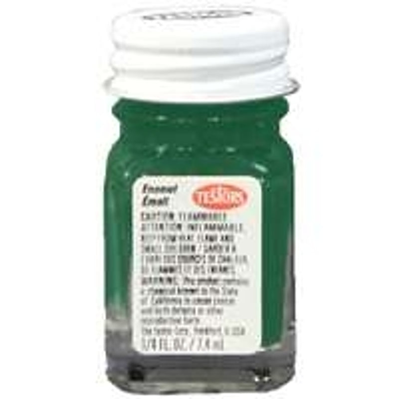 Testors 1124TT Enamel Paint, Gloss, Green, 0.25 oz, Bottle