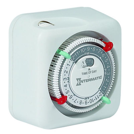 Intermatic Indoor 24 Hour Mechanical Timer 125 V White