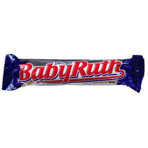Nestle Baby Ruth Peanuts, Caramel and Chocolate Candy Bar 1.9 oz, Pack of 24