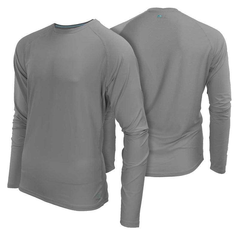 Fieldsheer Mobile Cooling Series MCMT05340621 Shirt, 2XL, Polyester/Spandex, Morel, Crew Neck, Long, Raglan Sleeve