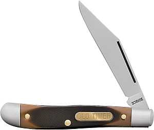 Old Timer 12OT Folding Pocket Knife, Clip Point with Nail Pull Blade, 5.1 in OAL, 2.2 in L Blade, 1-Blade