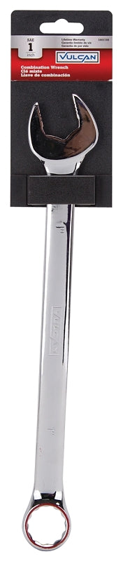 Vulcan MT6546147 Combination Wrench, SAE, 1 in Head, Chrome Vanadium Steel