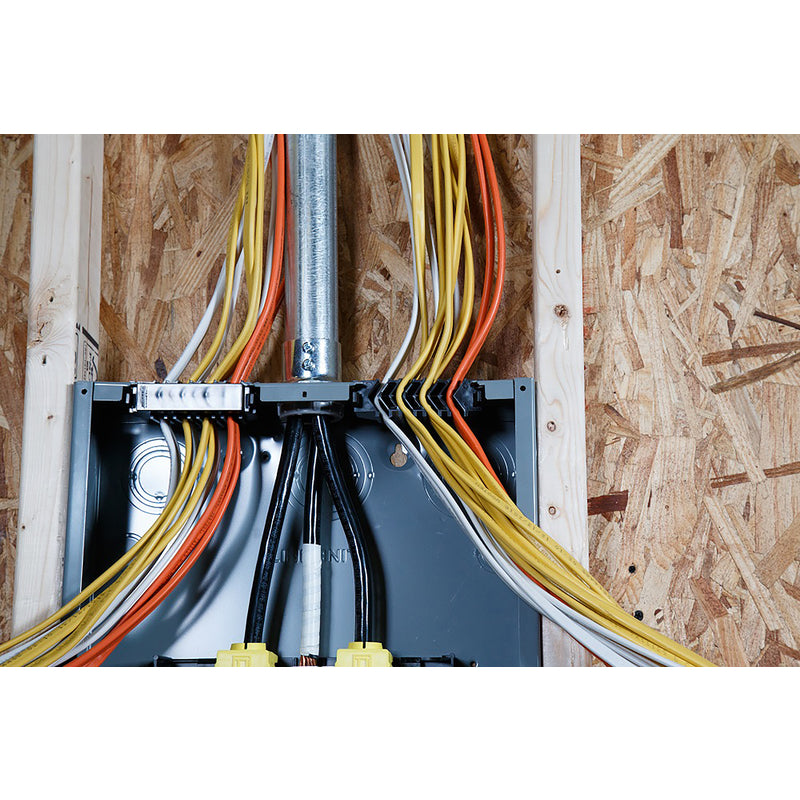 Square D HomeLine 200 amps 120/240 V 30 space 60 circuits Wall Mount Load Center Main Breaker Kit