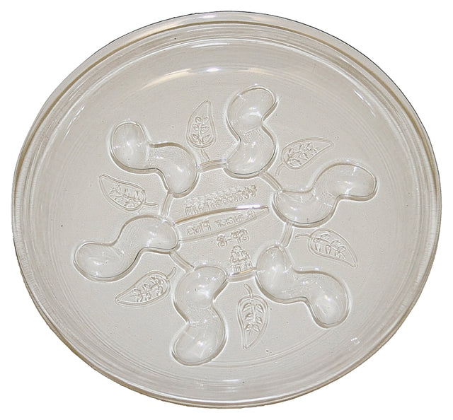 Gardener's Blue Ribbon Saucer Plus SP8VUS Planter Saucer, 8 in Dia, Plastic, Clear, Pack of 24