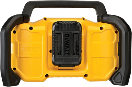 DEWALT DCR028B Jobsite Radio, Tool Only, Bluetooth, 10.6 hr Battery Life, 1000 ft Connectivity Range