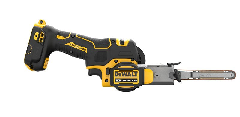 DEWALT DCM200B Portable Band File, Tool Only, 20 V Battery, 18 in L Blade, 0.5 in W Blade