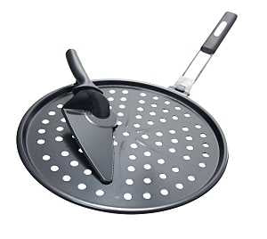 GrillPro 98140 Pizza Grill Pan, 12 in Dia