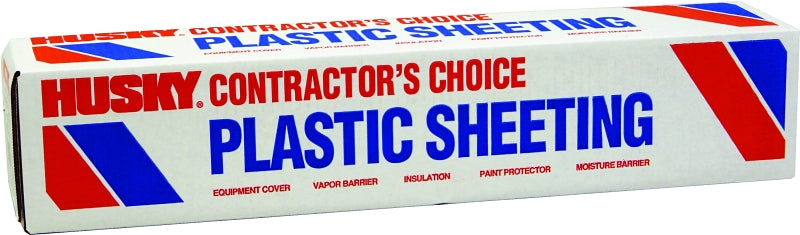 Poly-America SW404C Painter's Sheeting, 100 ft L, 4 ft W, Clear