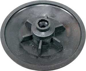 ProSource PMB-176 Flush Valve Seat Disc, Specifications: 3-1/4 in, Black