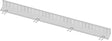FRONT WIRE SINGLE CHROME 48IN, Pack of 20