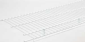 ClosetMaid 1078 Wire Shelf, 80 lb, 1-Level, 12 in L, 96 in W, Steel, White, Pack of 6