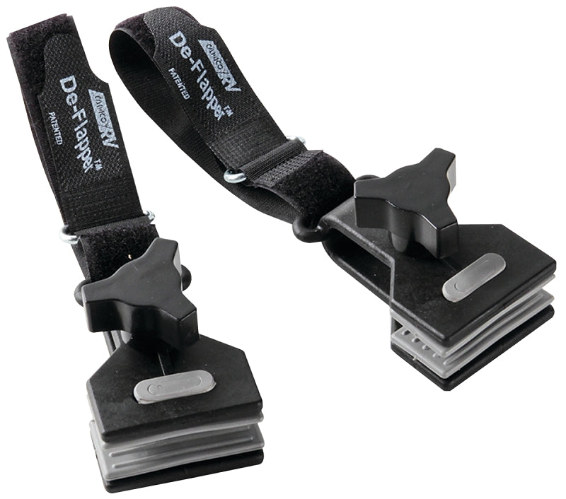 Camco USA 42061 Series De-Flapper, Universal Strap, Nylon Strap, Black Strap
