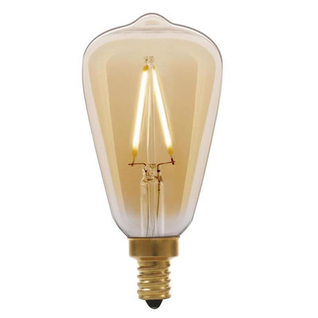 Feit ST15 E12 (Candelabra) Filament LED Bulb Amber Soft White 25 Watt Equivalence 1 pk