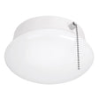 ETI 3.58 in. H X 7 in. W X 7 in. L White LED Ceiling Spin Light