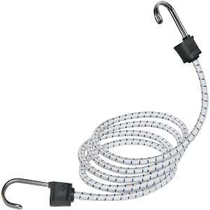 Keeper Twin Anchor 06278 Bungee Cord, 40 in L, Rubber, Hook End