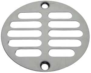 Danco 88921 Shower Drain Strainer, Brass, Chrome, For: 3 in Drains