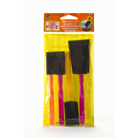 Plaid Mod Podge Assorted Decoupage Brush Set, Pack of 3