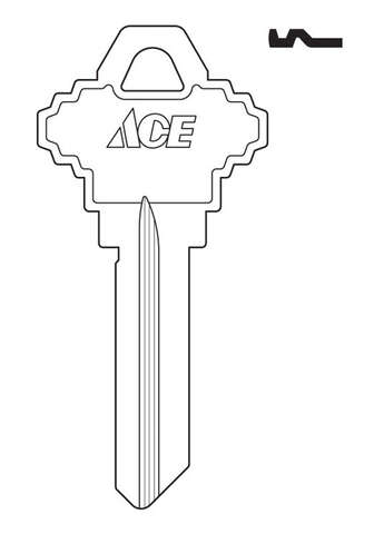 Ace House/Office Key Blank Single For Schlage Locks, Pack of 10