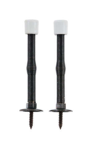 Ace 3 in. W Metal Oil Rubbed Bronze Bronze Spring Door Stop Mounts to door and wall 0 in., Pack of 5