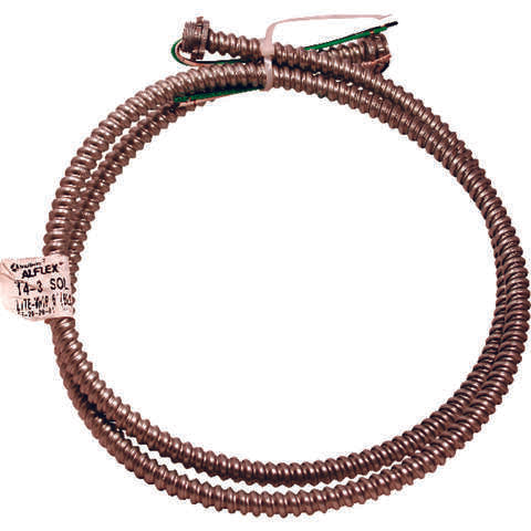 Southwire 3/8 in. D X 6 ft. L Steel Flexible Electrical Conduit