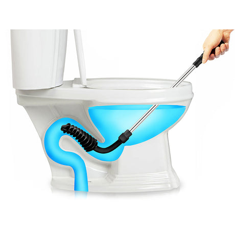 ToiletShroom Toilet Plunger with Holder 21 in. L X 3 in. D