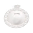TubShroom BathShroom Matte Plastic Overflow Drain Cover