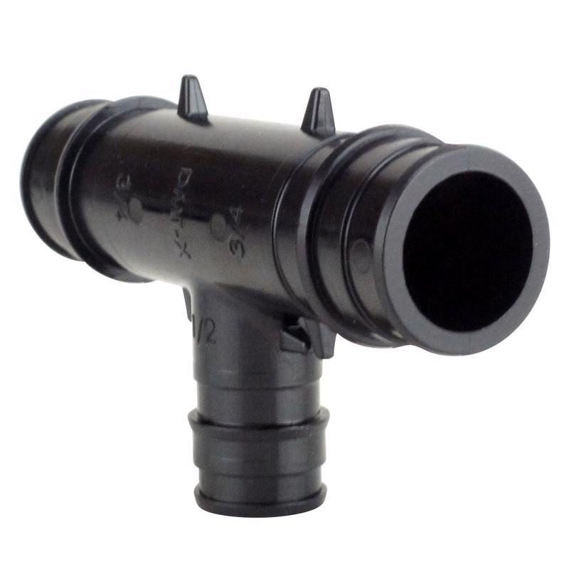 Apollo 3/4 in. Expansion PEX in to X 3/4 in. D Barb Poly Alloy Reducing Tee