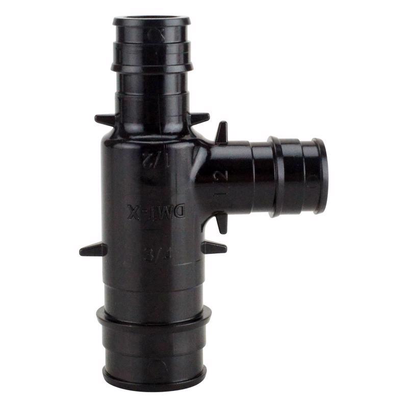 Apollo 3/4 in. Expansion PEX in to X 1/2 in. D Barb Poly Alloy Reducing Tee