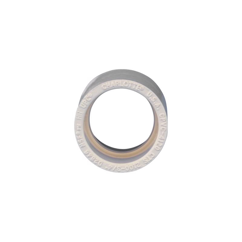 Charlotte Pipe FlowGuard 3/4 in. Socket X 3/4 in. D Socket CPVC Coupling 1 pk, Pack of 25