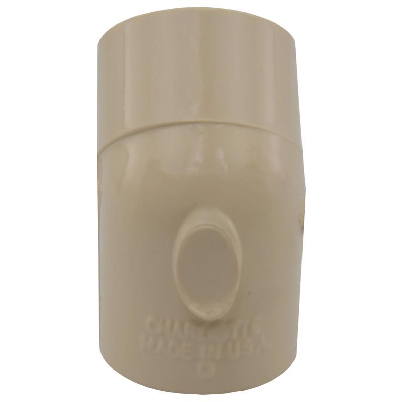 Charlotte Pipe 1/2 in. Socket X 1/2 in. D Socket CPVC 45 Degree Elbow 1 pk, Pack of 25
