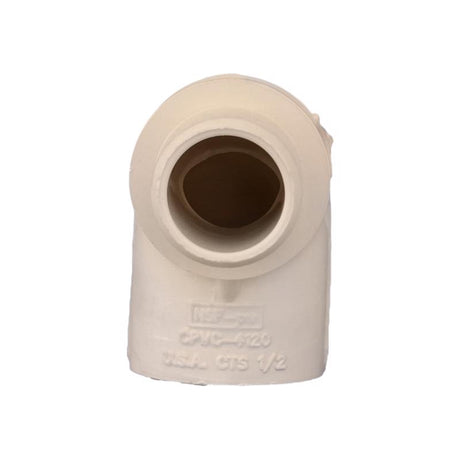 Charlotte Pipe 1/2 in. Spigot X 1/2 in. D Socket CPVC 90 Degree Street Elbow 1 pk, Pack of 50