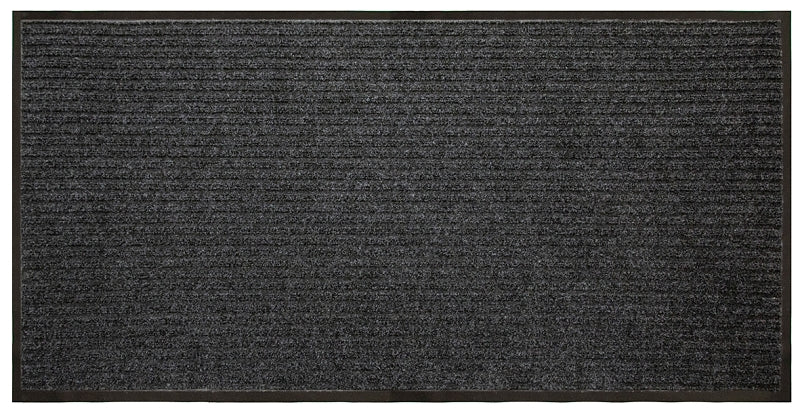 Multy Home MT2000104 Utility Mat, 36 in L, 24 in W, Polypropylene Surface, Charcoal