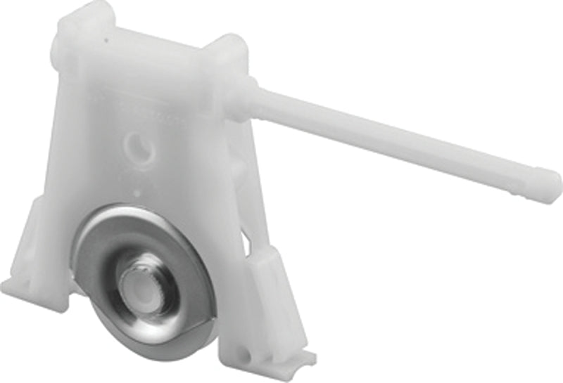 Prime-Line B 715 Adjustable Roller Assembly, 1-1/4 in Dia Roller, 5/16 in W Roller, Polyethylene Roller, Concave Roller