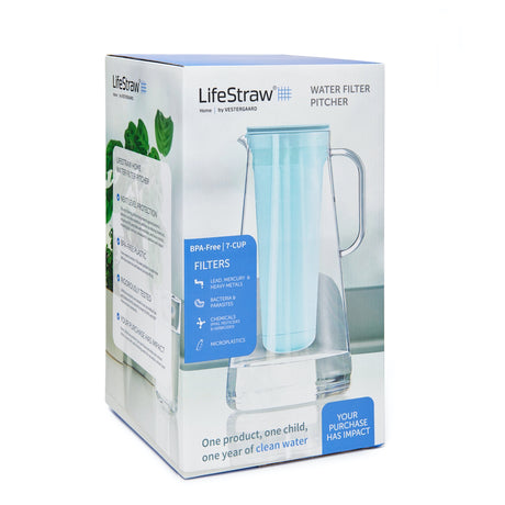 LifeStraw Home 7 cups White Water Filter Pitcher