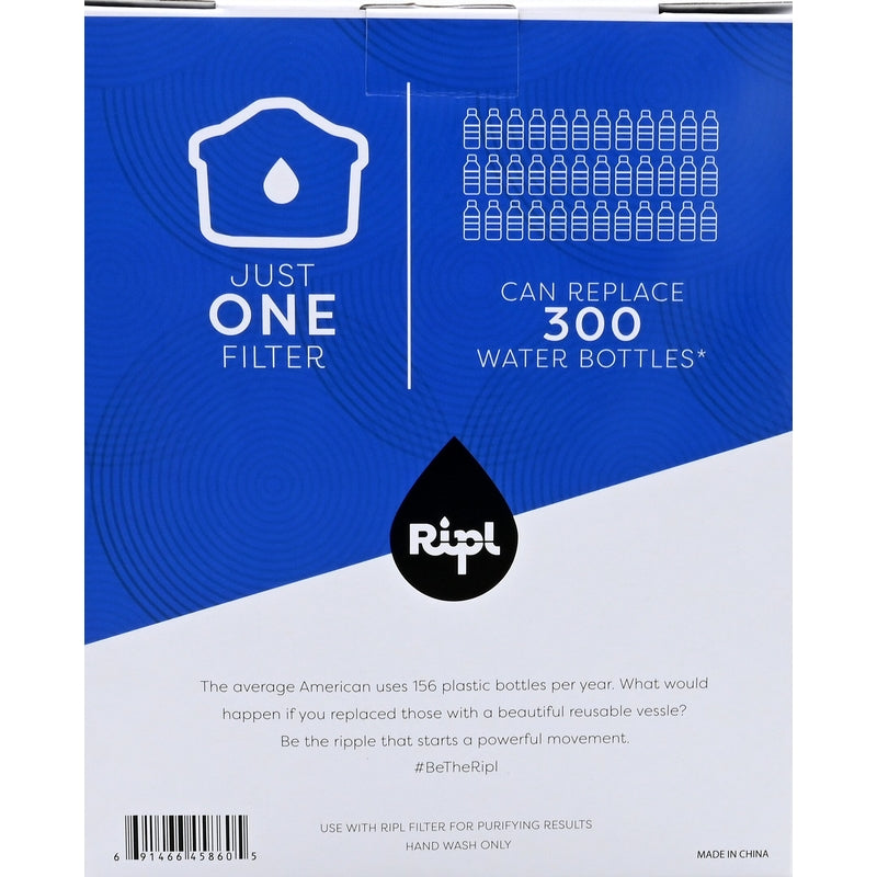 Ripl 10 cups Clear Water Filter Pitcher