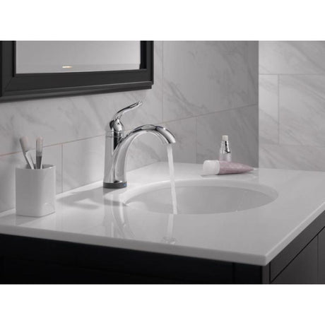 Delta Lahara Chrome Traditional Bathroom Faucet 4 in.
