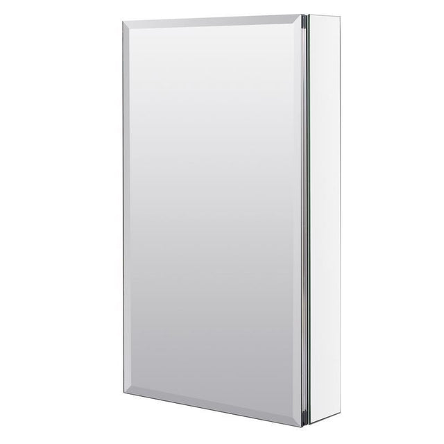 Zenna Home 26 in. H X 15 in. W X 5 in. D Rectangle Medicine Cabinet/Mirror