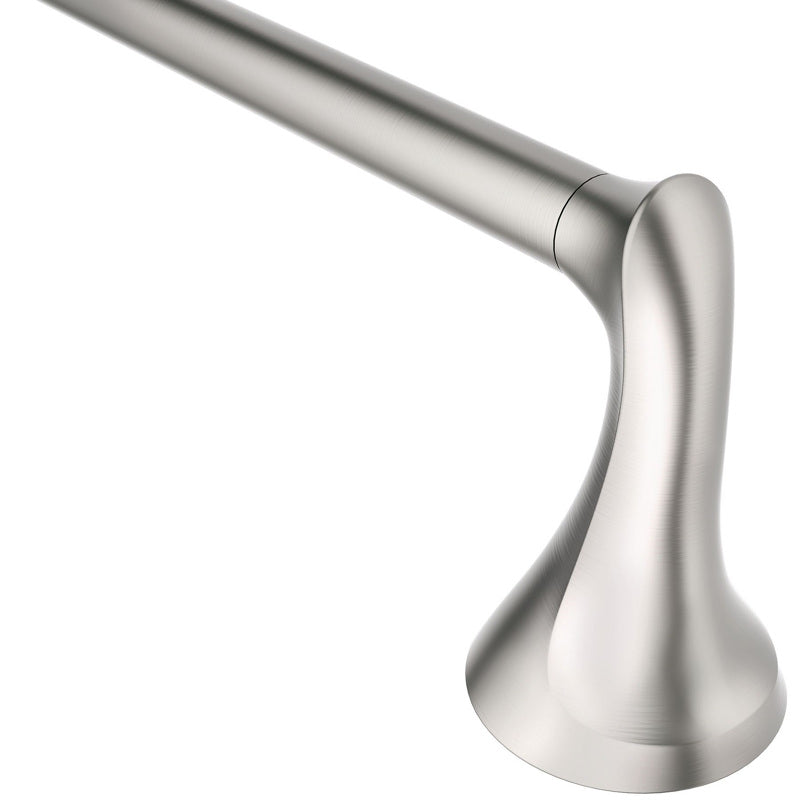 Moen Darcy Brushed Nickel Towel Bar 18 in. L Zinc