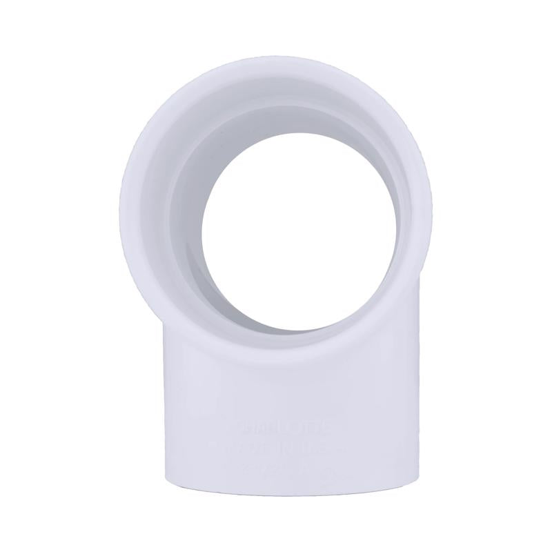 Charlotte Pipe Schedule 40 2-1/2 in. Slip X 2-1/2 in. D Slip PVC Tee 1 pk
