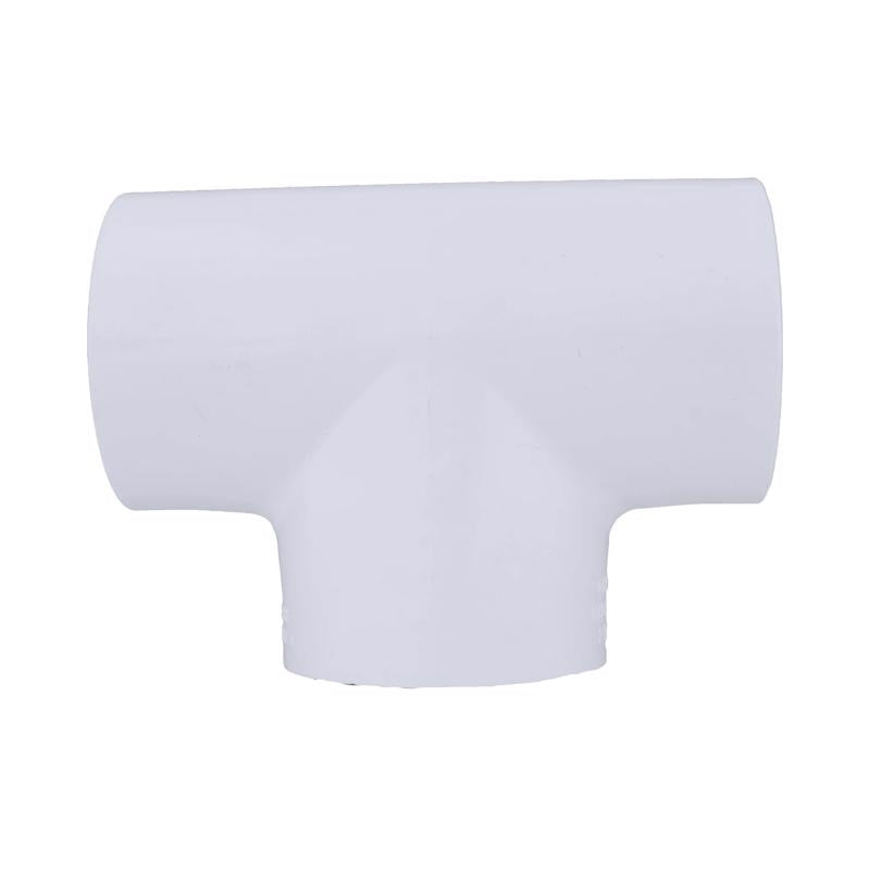 Charlotte Pipe Schedule 40 2-1/2 in. Slip X 2-1/2 in. D Slip PVC Tee 1 pk