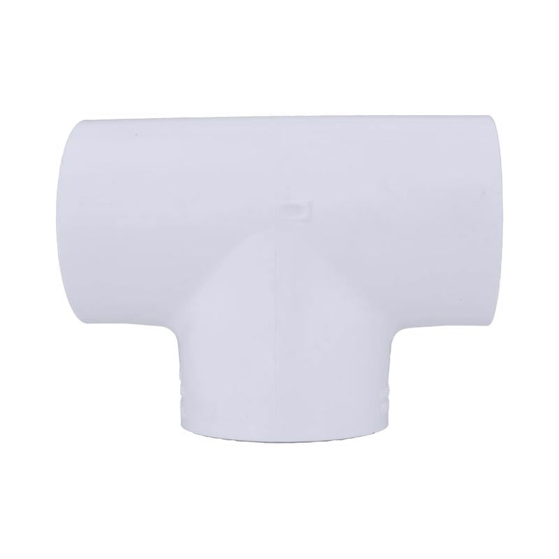 Charlotte Pipe Schedule 40 2-1/2 in. Slip X 2-1/2 in. D Slip PVC Tee 1 pk